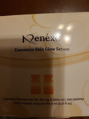 Exosomes skin Booster Treatment Set 2 Vials Nenexo Regeneration Glow Serum