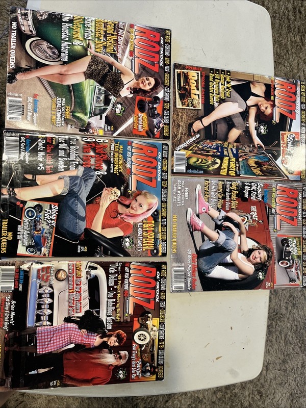 Ol' Skool Rodz Magazine Early Issues. 31, 33, 34, 35, 36. 2009  -LOT OF 5