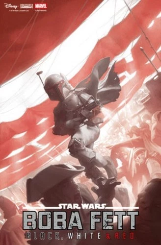 ⚫⚪🔴  STAR WARS: BOBA FETT - BLACK, WHITE & RED #2 MIGUEL MERCADO  🔑*10/29/25