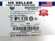 New Sealed AB 2085-ECR Micro800 Expansion Module End Cap 2085ECR