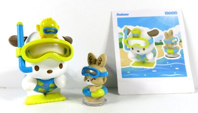 TOPTOY ポチャッコ フィギュア ホリデービーチ Top Toy Sanrio Pochacco Holiday Beach Figure Swimming Scene NEW | eBay