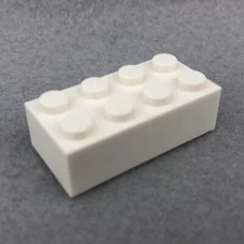 LEGO 3001 White Brick 2 x 4 (x1)