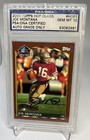 Joe Montana Signed Autographed 2000 Topps HOF HOF 49ERS PSA/DNA GEM 10 AUTO