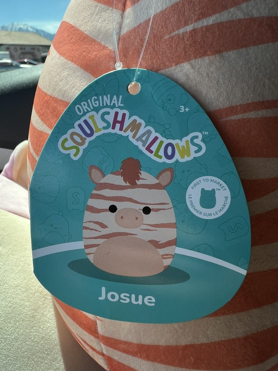 Squishmallow Josue the Zebra FIRST TO MARKET Plush 11 inch