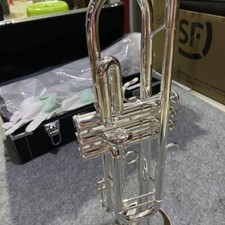 Brand New Silver Plated Trumpet B Flat Professional Performance Trumpet
