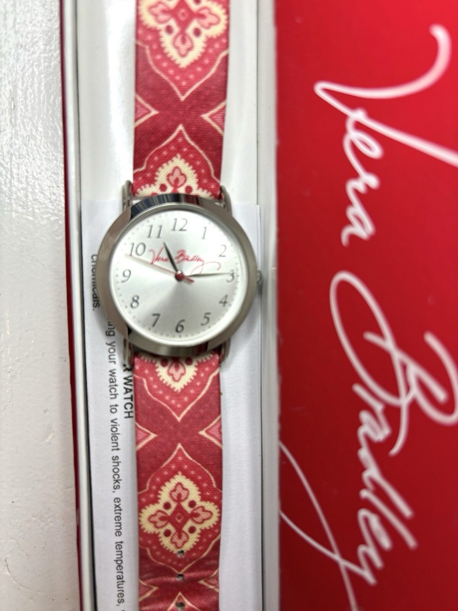 Vera Bradley Retired Nantucket Red Watch - L1308 | eBay display picture 3