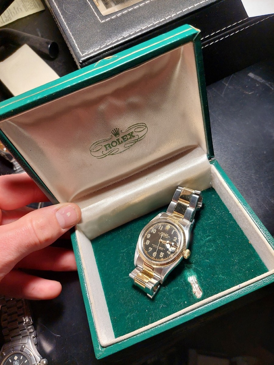 小物 Rolex Datejust Oyster Box 100% Genuine Vintage Rolex Green Box Datejust / Oyster