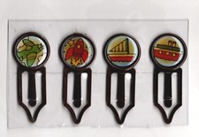 TRANSPORTATION 4 Antique Copper Clips HANDMADE scrapbooks crafts books