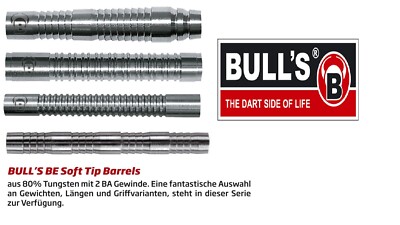 Bull`s Barrel in 16 g und 18 g 80% Tungsten E-Dart , Soft Dart , Bulls