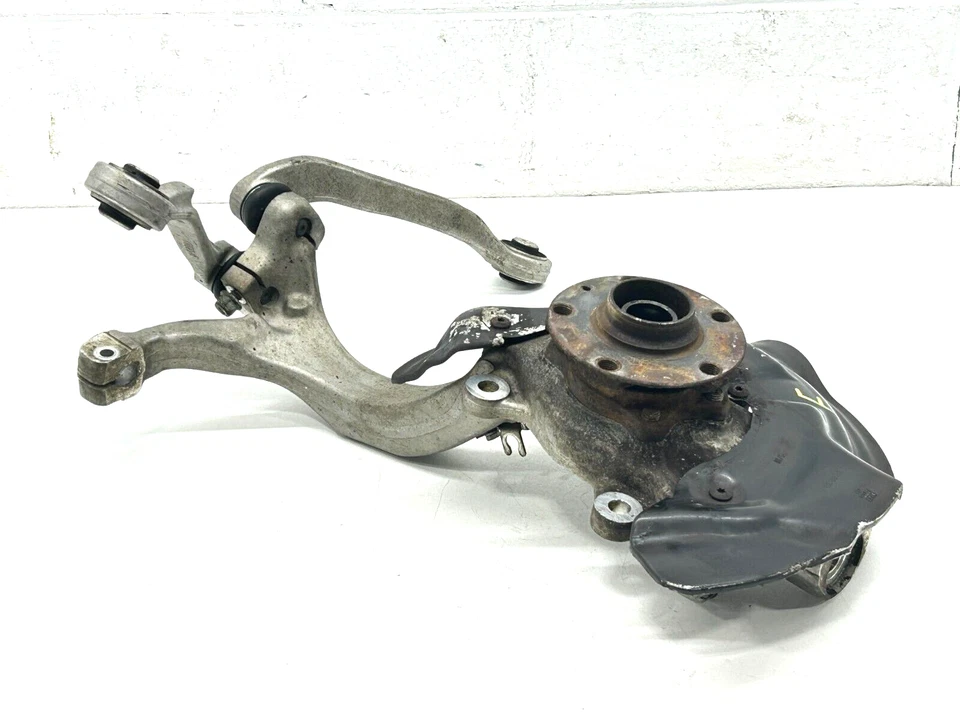 AUDI A6 C6 2005-2011 HUSILLO DELANTERO DERECHO NUDILLO RUEDA COJINETE CARCASA OEM Foto 2 de 4