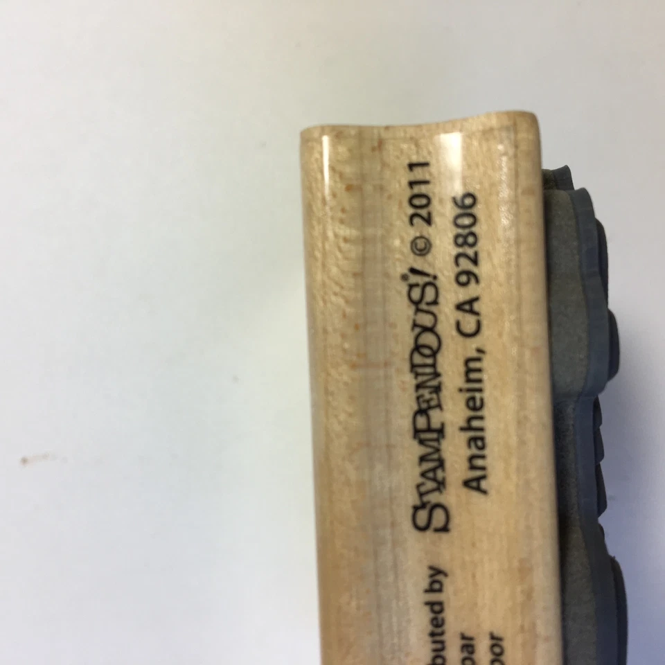 Estampilla de goma estampida - Reloj alado V258 - NUEVO Foto 3 de 3