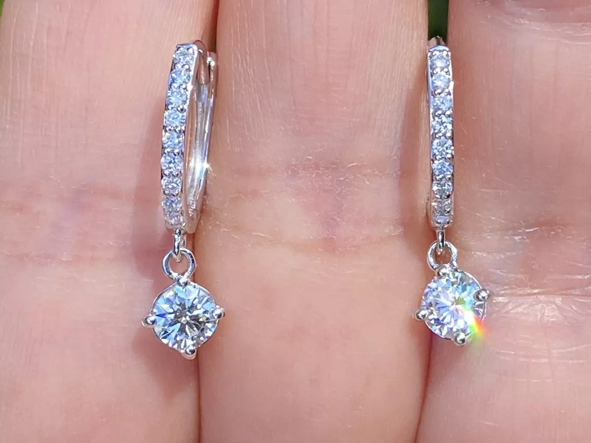 Ebay white deals gold earrings