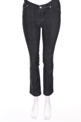 Max Mara WEEKEND Slim Jeans Rhinestones W26 charcoal