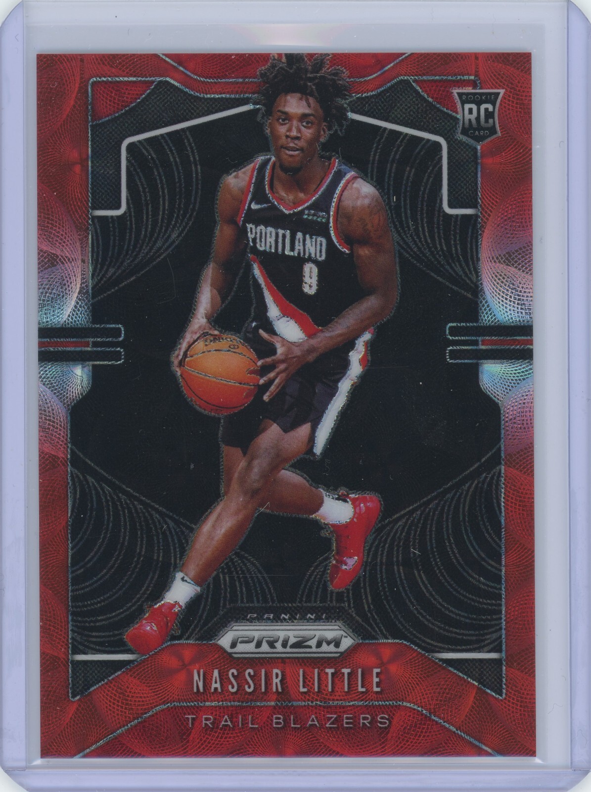 2019-20 Panini Prizm Nassir Little Choice Red Prizm Rookie #269 02/88