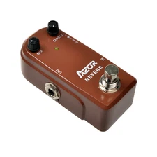 AZOR Reverb Pedal 9V Mini Guitar Effect Pedal Reflector Spring Effects AP-311 CE