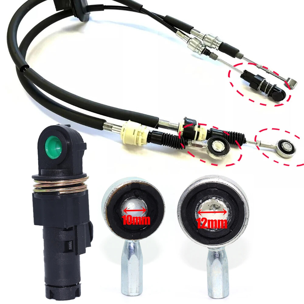 3PC For Fiat 500 (312) 12-17 Gear Selector Lever Linkage Cable End