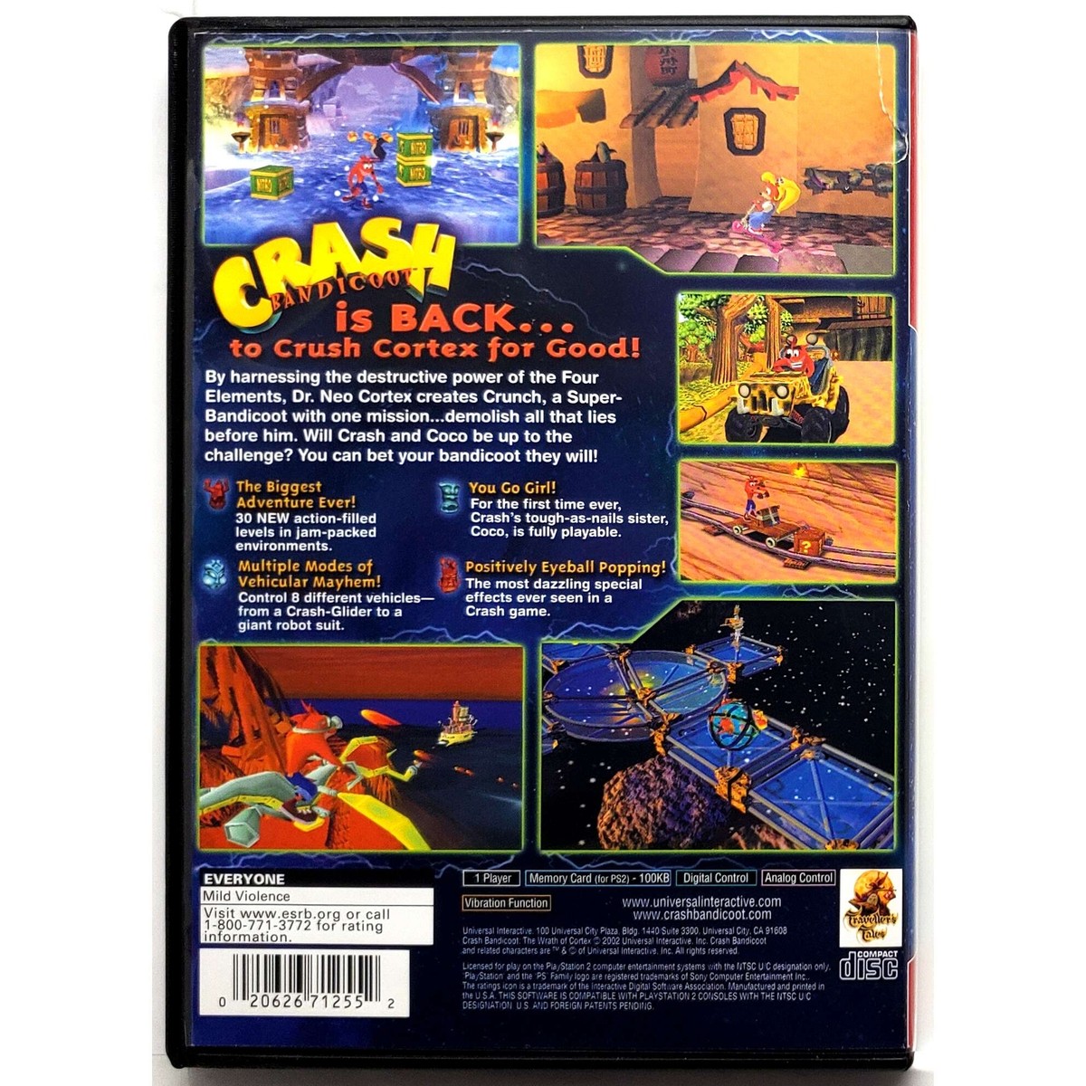 Crash Bandicoot The Wrath Of Cortex Greatest Hits - Sony