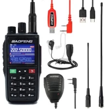 Baofeng UV-22 Long Range UHF VHF Dual Band Handheld Ham Radio Walkie Talkie Kit