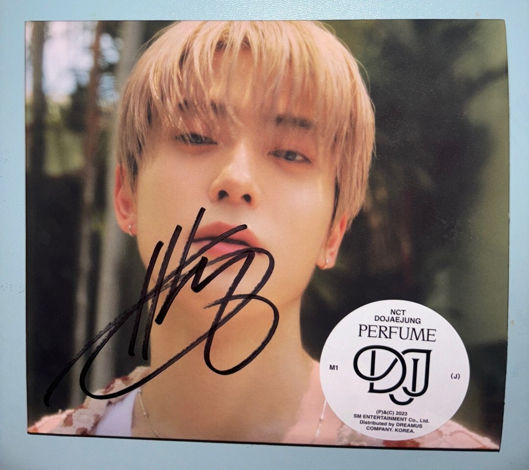 NCT dojaejung perfume 店舗特典 イベント ジェヒョン NCT DOJAEJUNG [PERFUME] JAEHYUN Autographed Signed Digapack Album