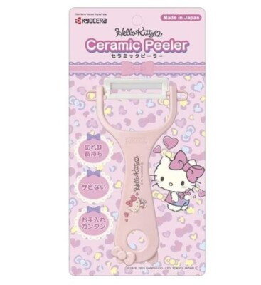 KYOCERA/SANRIO Hello Kitty Ceramic Peeler PINK Kitchen Made in Japan From JAPAN