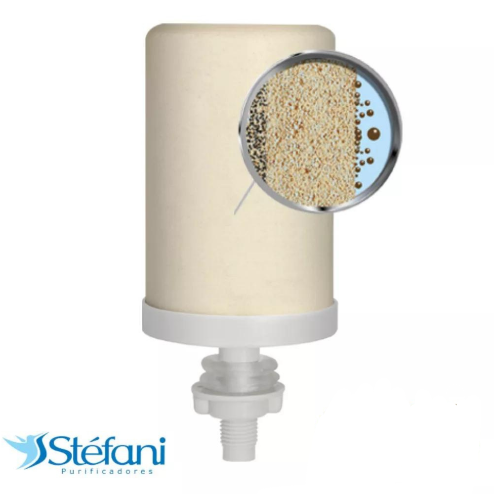Brazilian Stéfani Wasserfilter-Kartusche – Doppelwirkung Mit Keramik & Aktivkohle