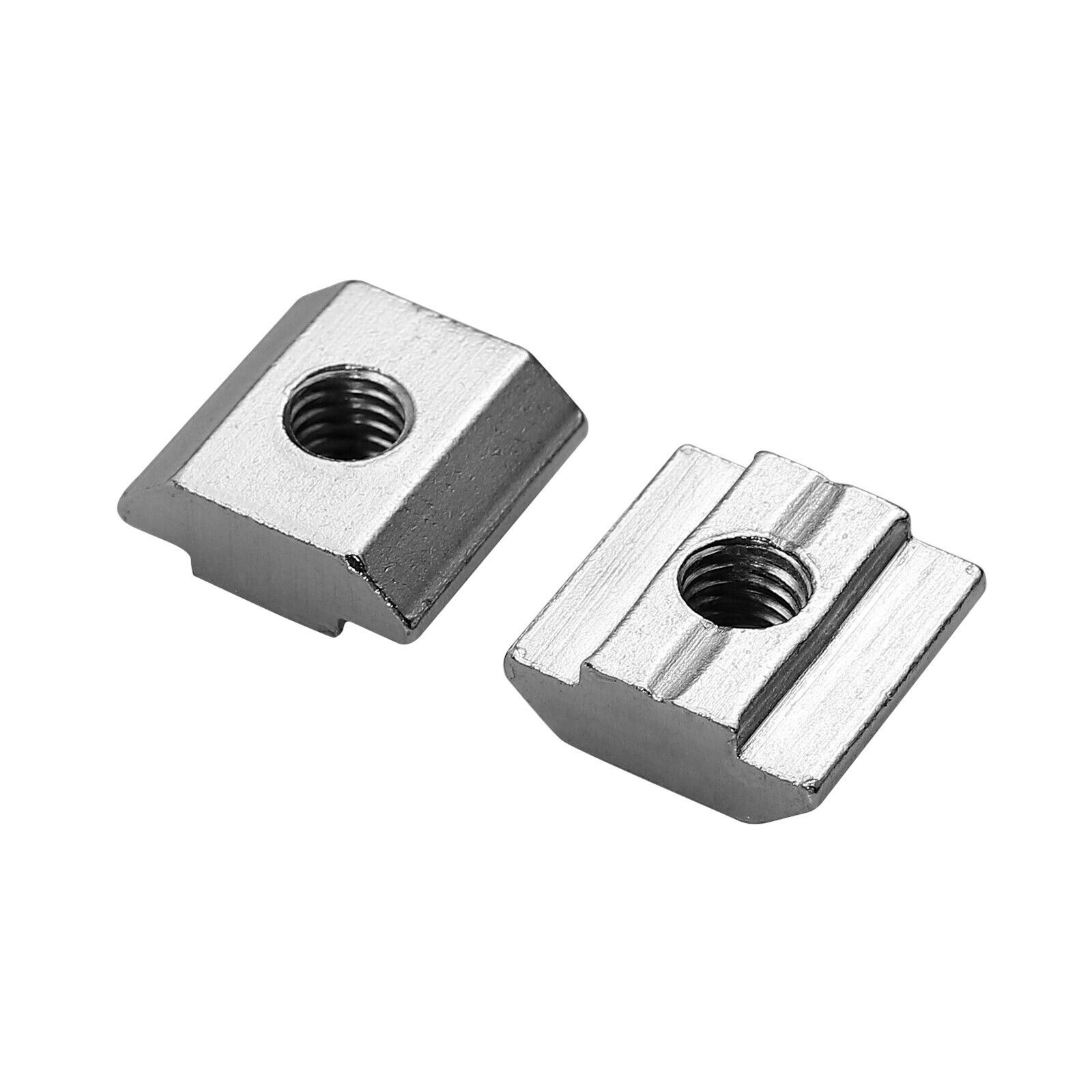 50x Nutensteine Nut 6 M4 - Verzinkt Mit Federkugel Für Aluprofile 30x30