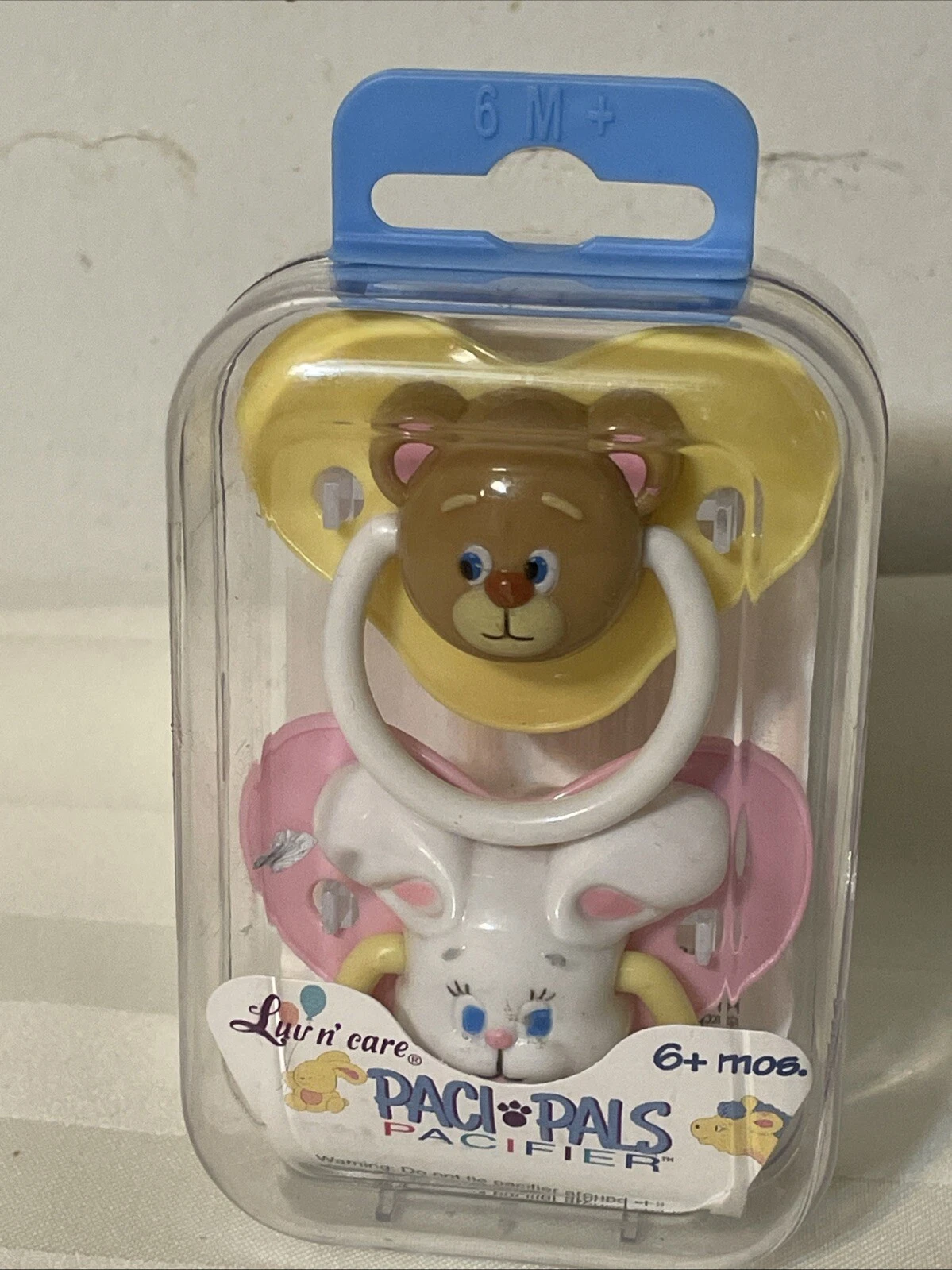 Vintage 1999 Luv N Care Pacifier 90's Rabbit And Bearl NEW 6+ Mos.
Opens in a new window or tab