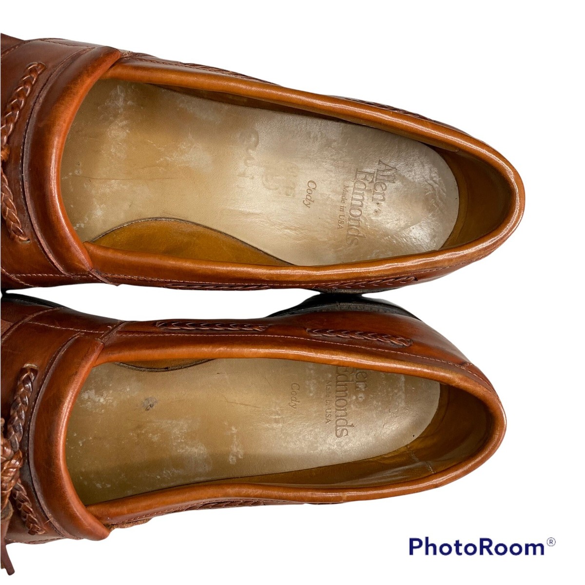 Allen Edmonds Cody 1849 Chili/Weave Leather Tassel Loafers 
