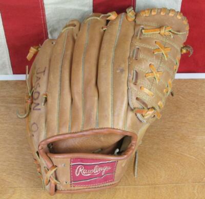 Vintage 70s Rawlings Leather Baseball Glove Mitt HOF Reggie