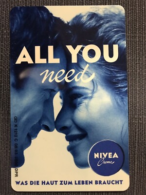 K 1212 C 08.93 6 DM Beiersdorf Nivea All You Need Erotic 3600 Ex. New***Mint***