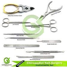 Podiatry & Manicure Nail Care Tools Cantilever Cutter Nail File Cuticle Pusher