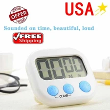 Kitchen Digital Food Cooking Timer Magnet Refrigerator LCD Display Timer