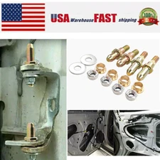 Door Hinge Pins Pin Bushing Kit For 99-07 Chevy Silverado GMC Truck SUV Car