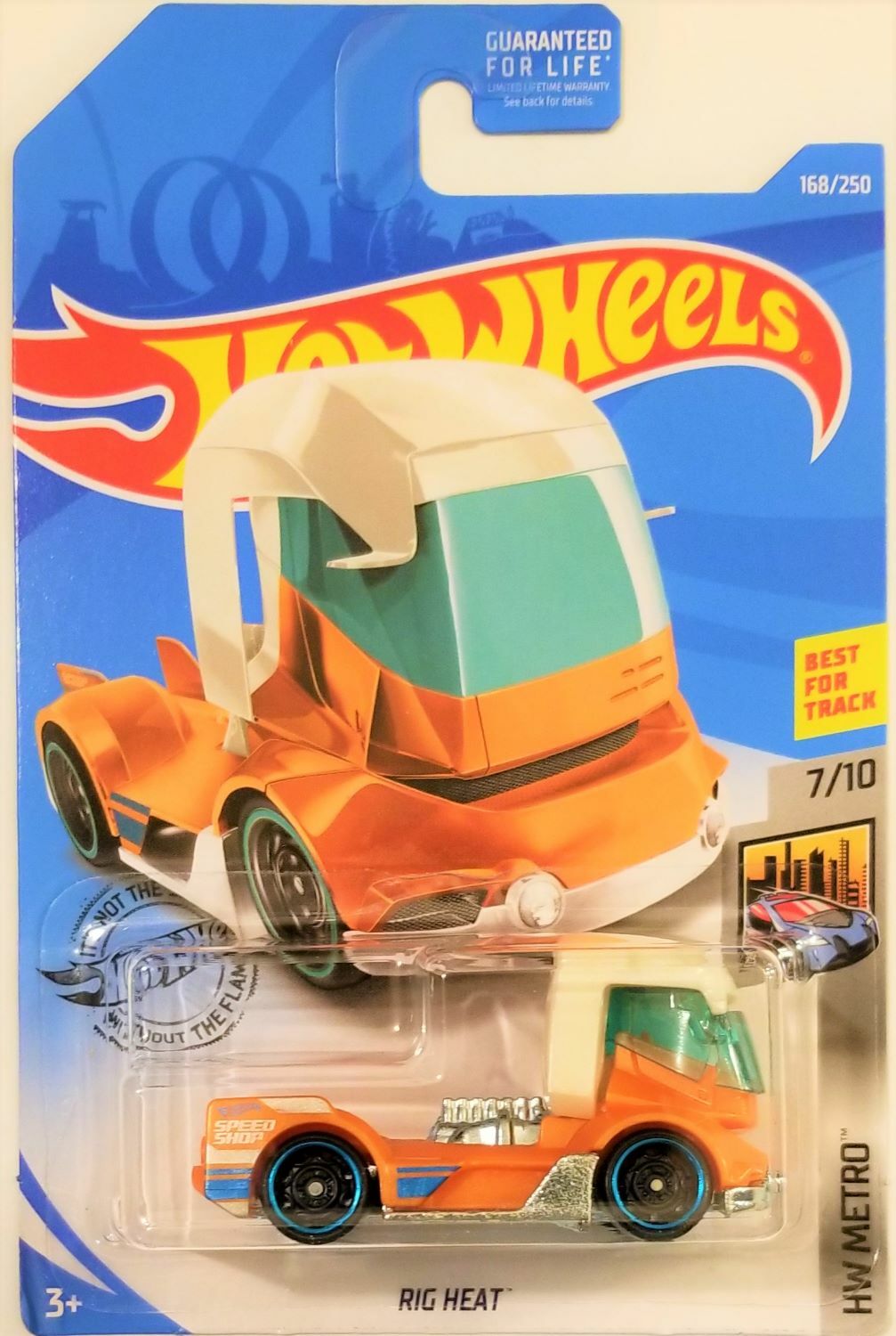 Hot Wheels - 2019 HW Metro 7/10 Rig Heat 168/250 (BBFYF27)