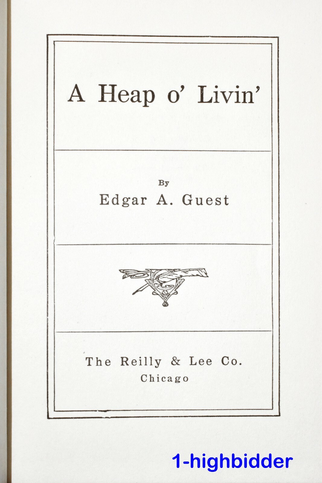 Rare 1916 SIGNED HEBER J GRANT a Heap O' Livin' HCDJ by Edgar A Guest ...