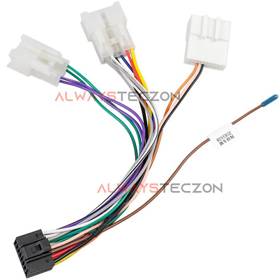 16Pin Android Stereo Adapter SWC Plug Radio Wiring Harness Connector for Toyota