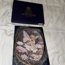 Royal Worcester Fairy Plate Candy Tuft