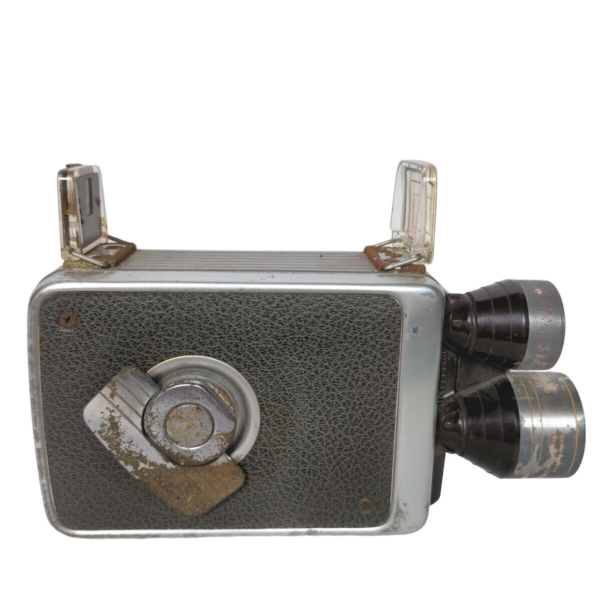 Vintage Kodak Brownie Turret 3 Lens f/1.9 8mm Movie Camera Flip