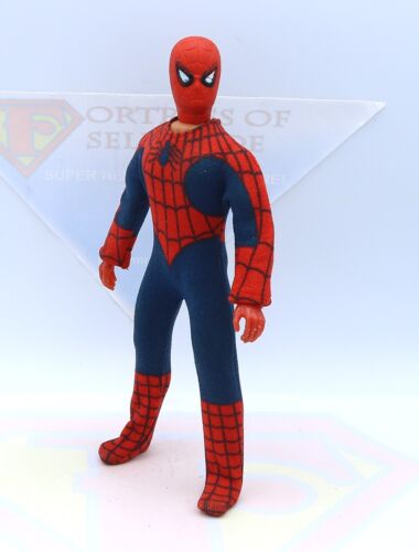 Mego Spider-Man Vintage 1974 Marvel WGSH Original 8" Action Figure ~See Rear