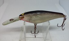 Vintage MORI YAMA Shad Rap SR-9 S Silver 3.5" Deep Runner Fishin 9/16 Lure JAPAN