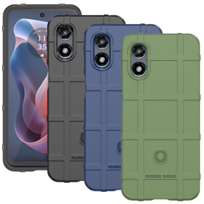 For Motorola Moto G Play 2024 Shockproof Armor Case Cover + Tempered Glass  | eBay