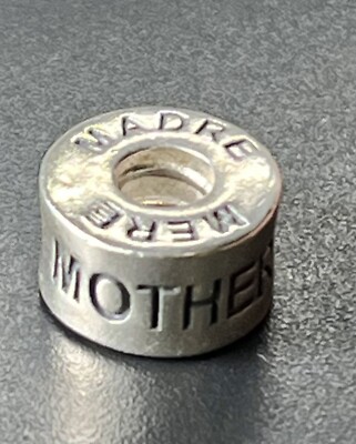Chamilia Sterling Silver 925 CHAM Mother Madre Mere Bead Charm (419) - Main Image