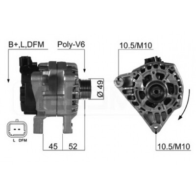 DC Lichtmaschine EB342G TG7S015 TG7S013 440007 439702 439494 437460 A5TA6292