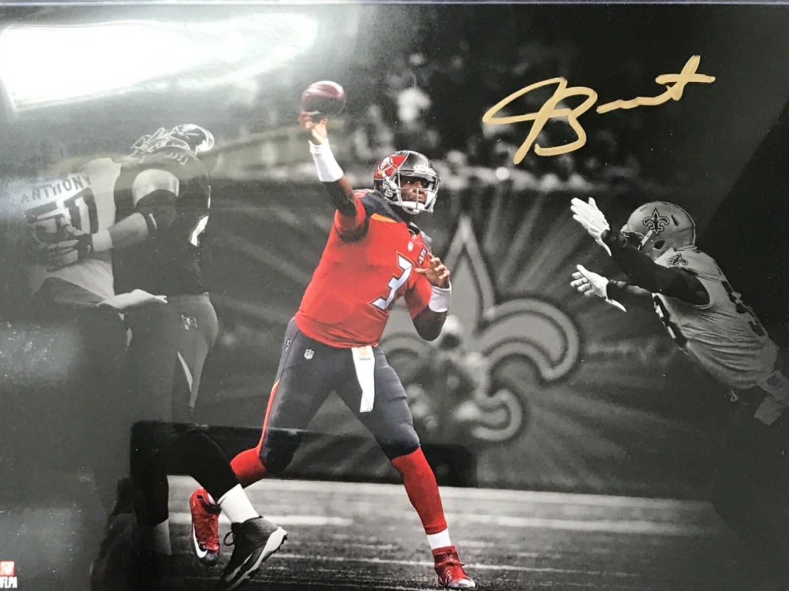 Jameis Winston Autographed Signed Tampa Bay Buccaneers 16x10 Photo 