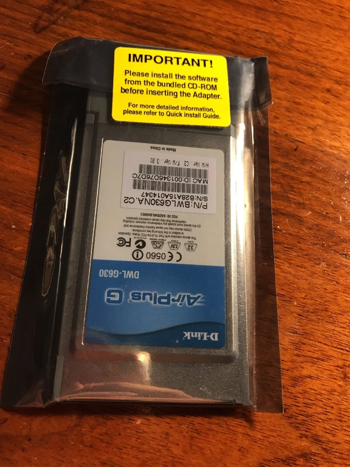 D-Link AirPlus G DWL-G630 Wireless-Wi-Fi - Image 2 of 4