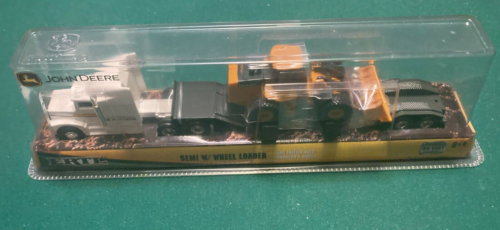 ERTL John Deere Semi w/ Wheel Loader Die Cast 37382 New Sealed Package