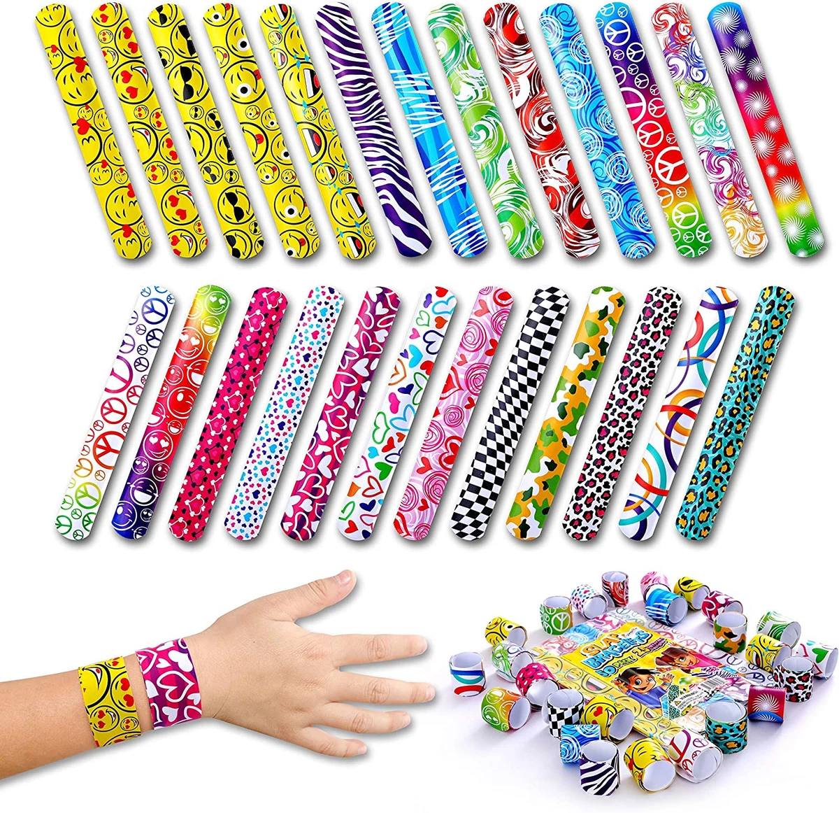 Buy PREZZIE VILLA Pack of 2 Slap Bracelets Silicone Animal Snap Wristbands  Birthday Party For Girls Gifts Favors (Unicorn) Online at Best Prices in  India - JioMart.