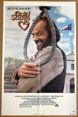 Jack Nicholson GOIN' SOUTH 1978 27x41 Org Movie Poster 3727