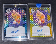 Max Christie Genesis Scripts Auto & Gold Auto /10 - 2023-24 Panini Mosaic