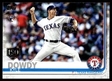 Kyle Dowdy Texas Rangers 2019 Topps Update 150th Anniversary #US229